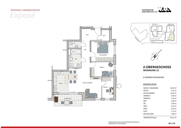 Grundriss WE 21