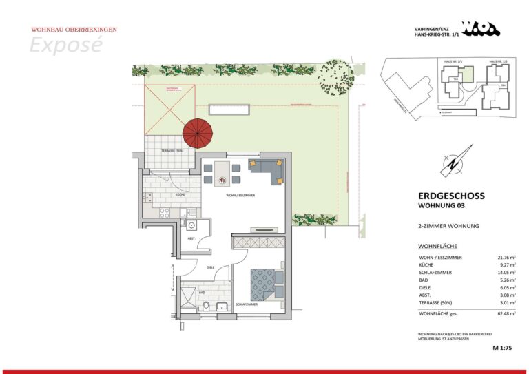 Grundriss WE 03