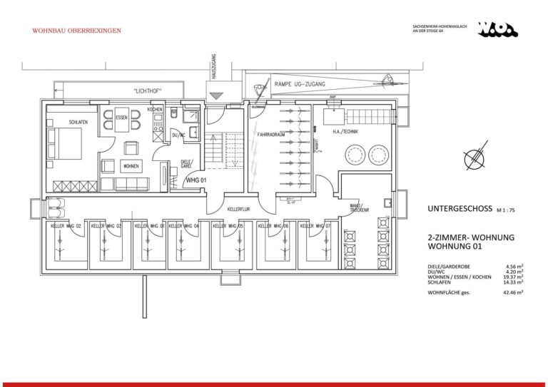 Grundriss WE 01